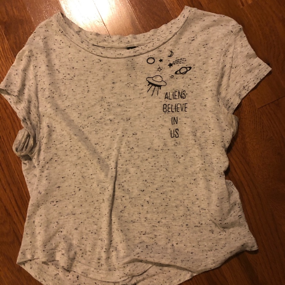 Cropped Graphic Tee